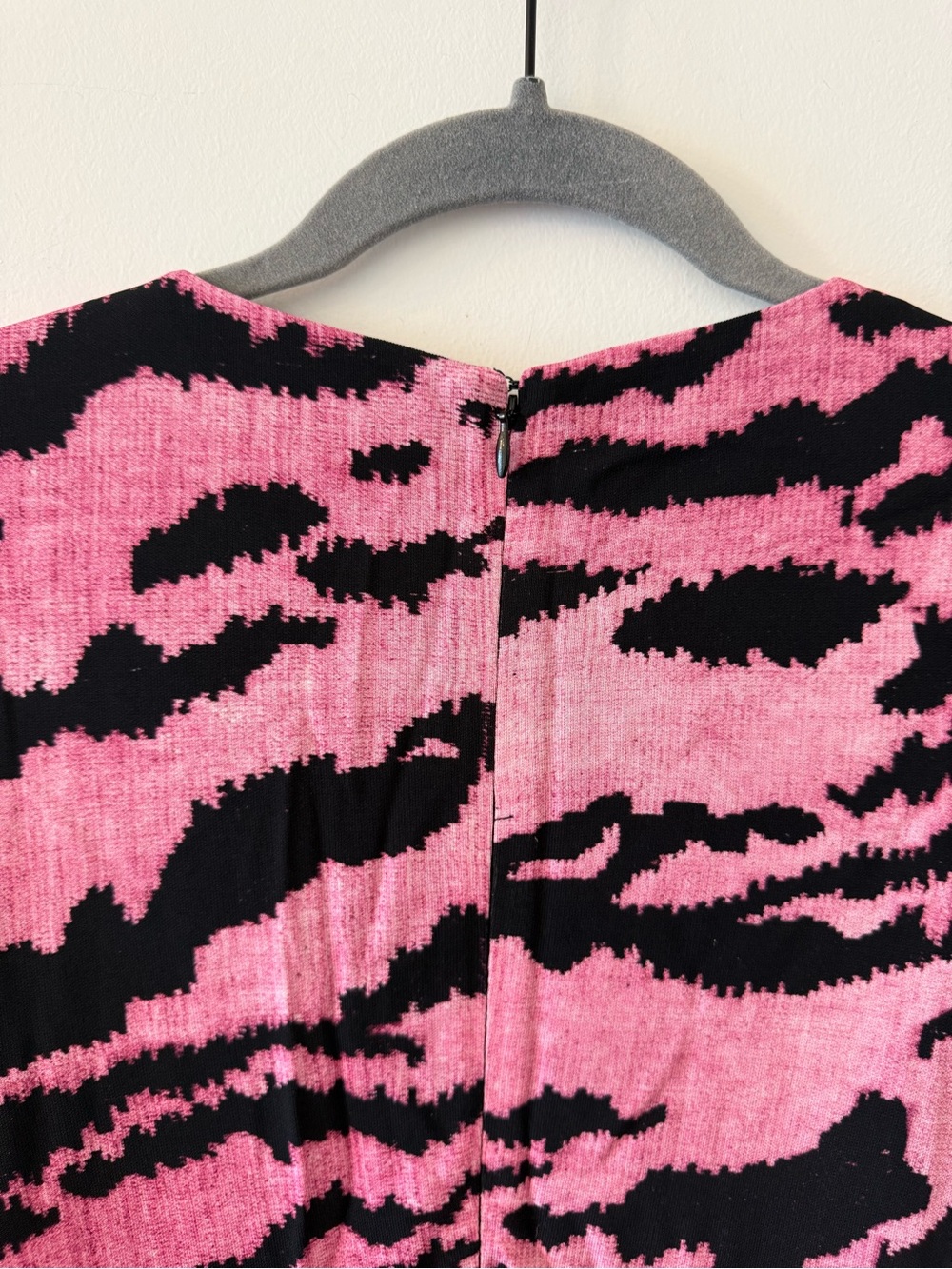 Just Cavalli Pink and Black Patterned Kids' Dress